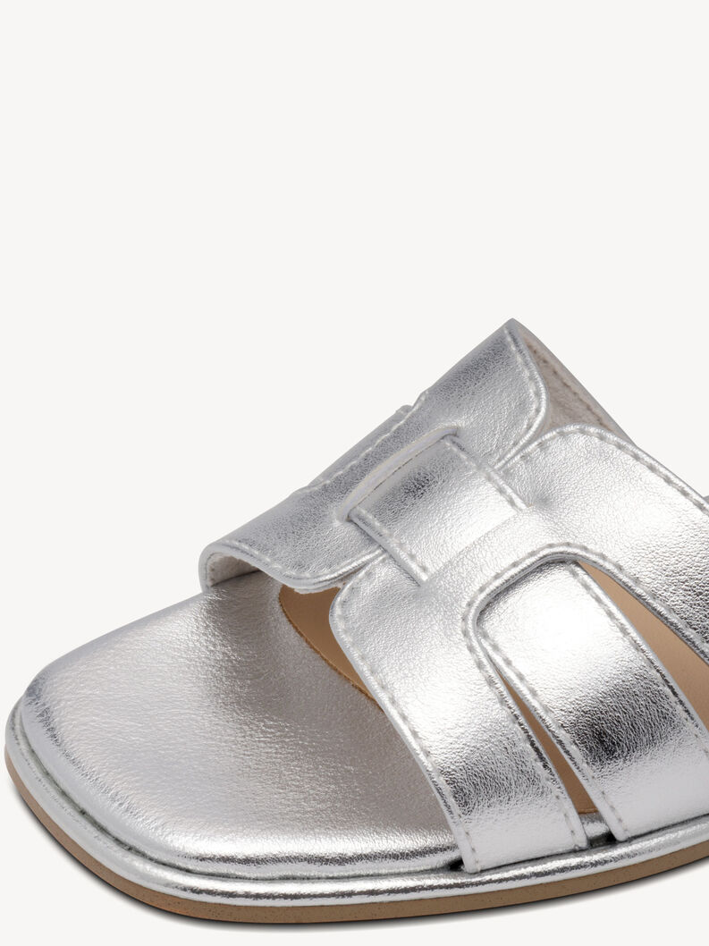 Klapki - silver, SILVER, hi-res