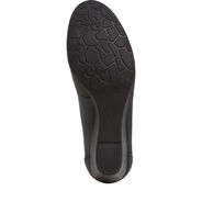 Escarpin en cuir - noir, BLACK, hi-res
