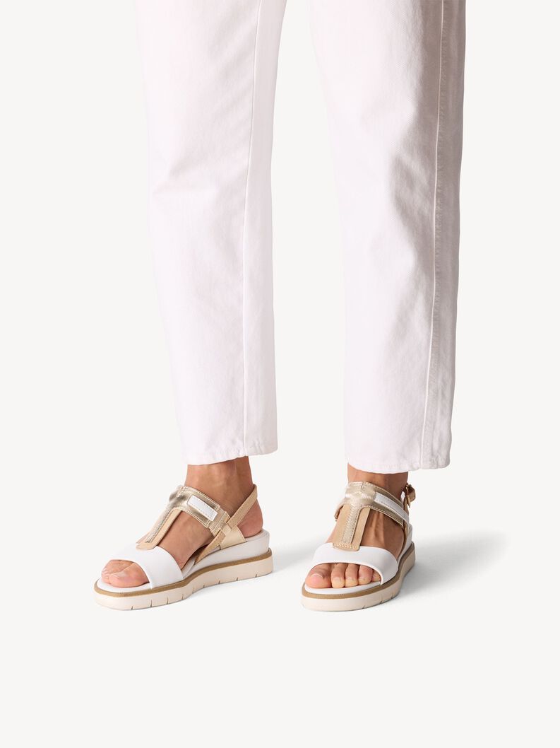Sandal - white, WHITE COMB, hi-res