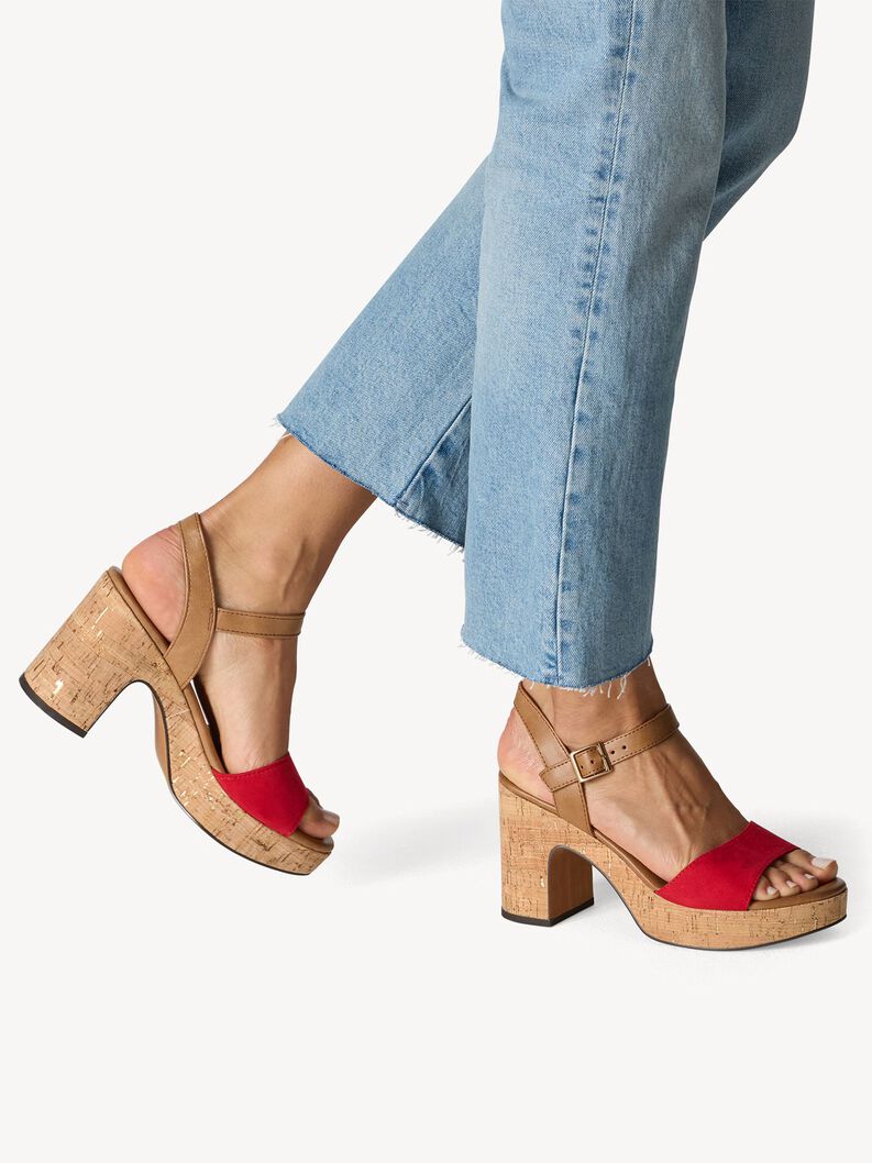 Sandale - rot, RED COMB, hi-res