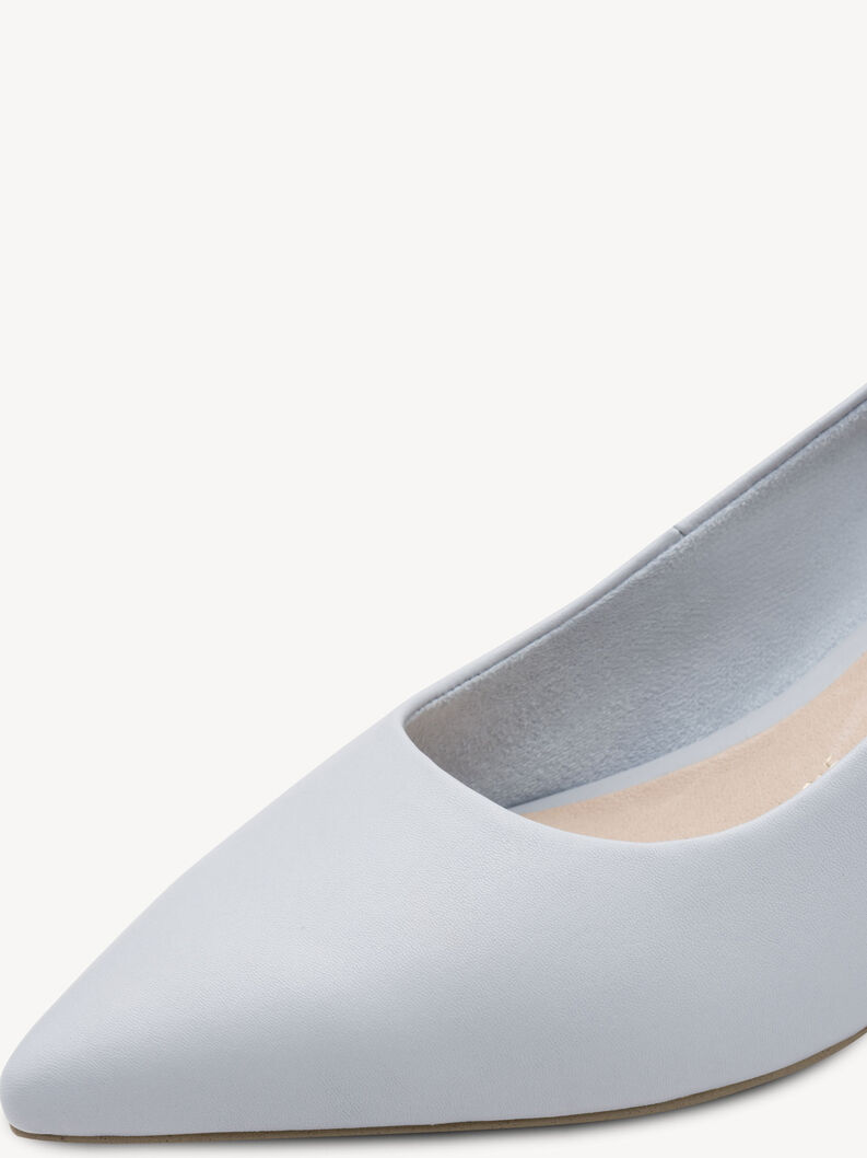 Lederpumps - blau, LT.BLUE NAPPA, hi-res