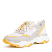 Sneaker - grau, GREY/ SAFFRON, hi-res