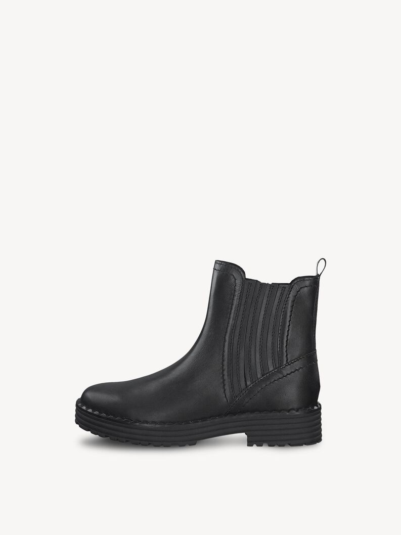 Leather Chelsea boot - black, BLACK, hi-res