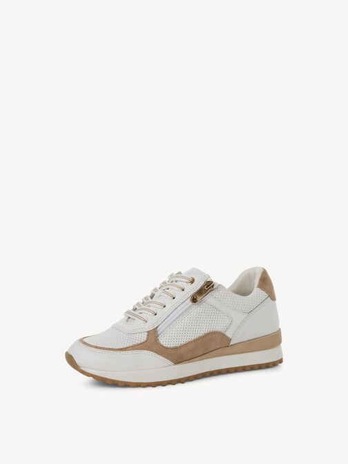 Sneaker - weiß, WHITE/DUNE, hi-res