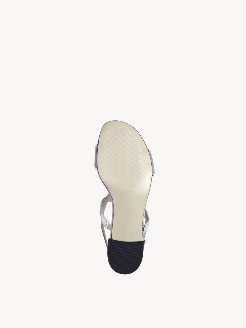 Sandale - metallic, SILVER, hi-res