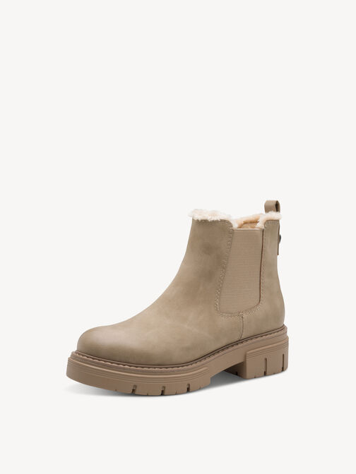 Chelsea Boot - beige Warmfutter, TAUPE, hi-res