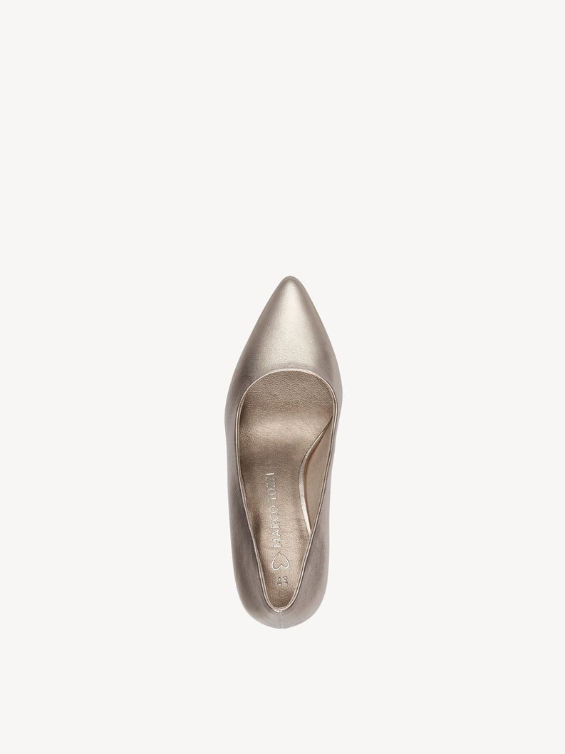 Pumps - metallic, PLATINUM, hi-res