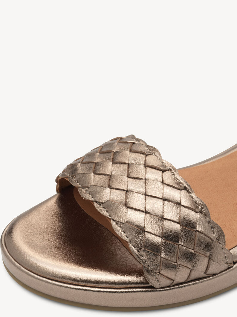 Ledersandale - rosa, ROSE METALLIC, hi-res