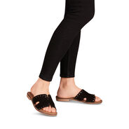 Mule en cuir - noir, BLACK, hi-res