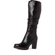 Leather Boots - black, BLACK ANTIC, hi-res