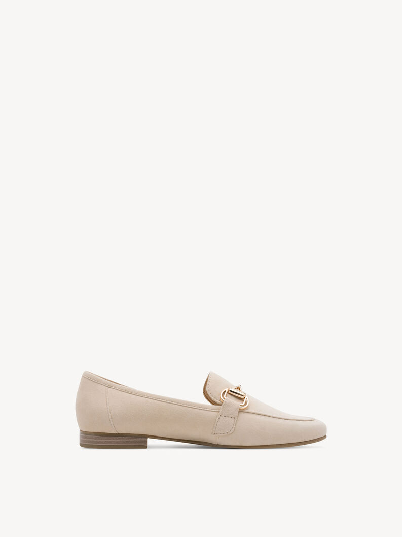 Lederslipper - beige, DUNE, hi-res