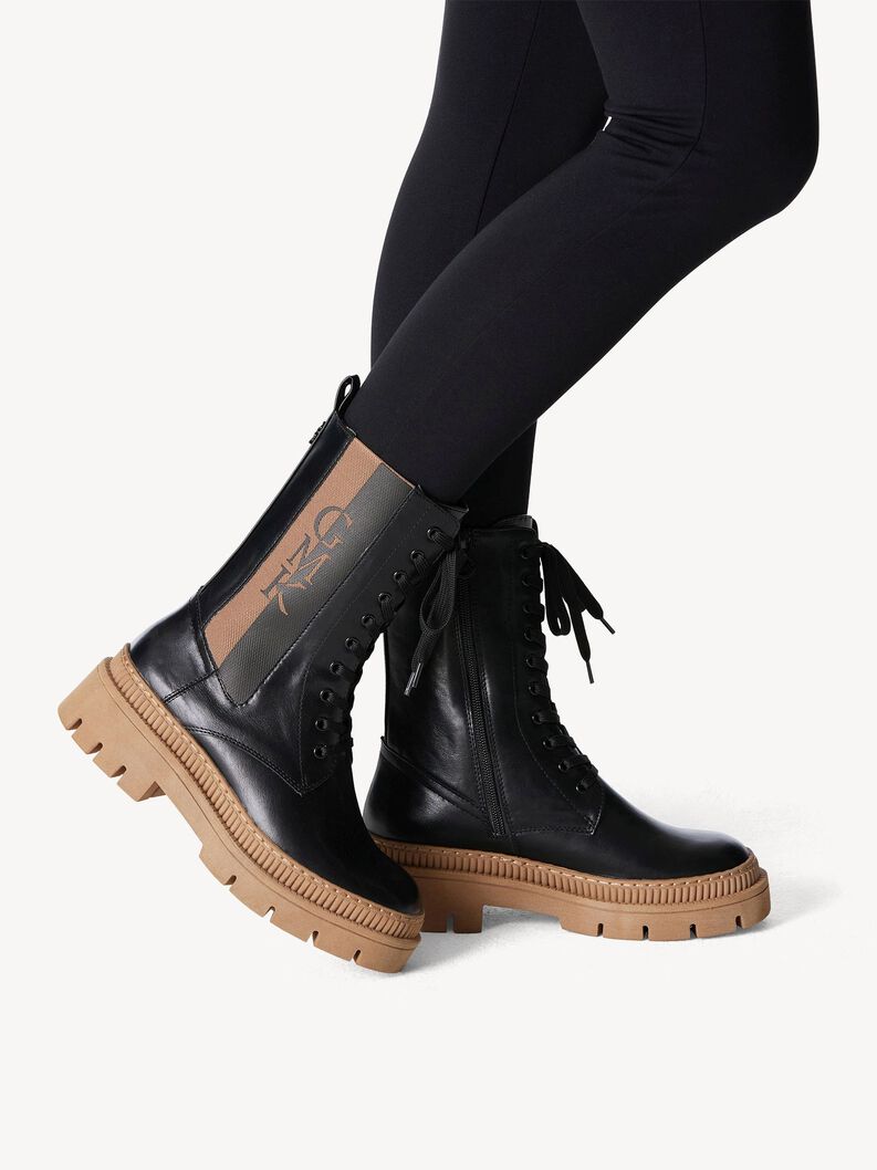 Botki - czarny, BLACK/NATURE, hi-res