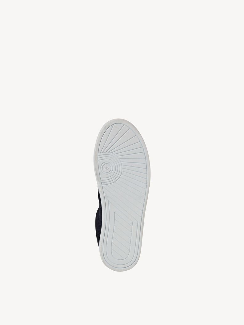 Ledersneaker - blau, NAVY, hi-res