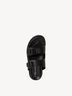 Lederpantolette - schwarz, BLACK, hi-res