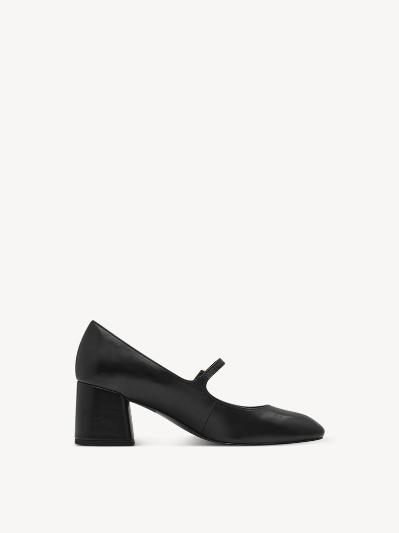 Leather Pumps - black, BLACK, hi-res