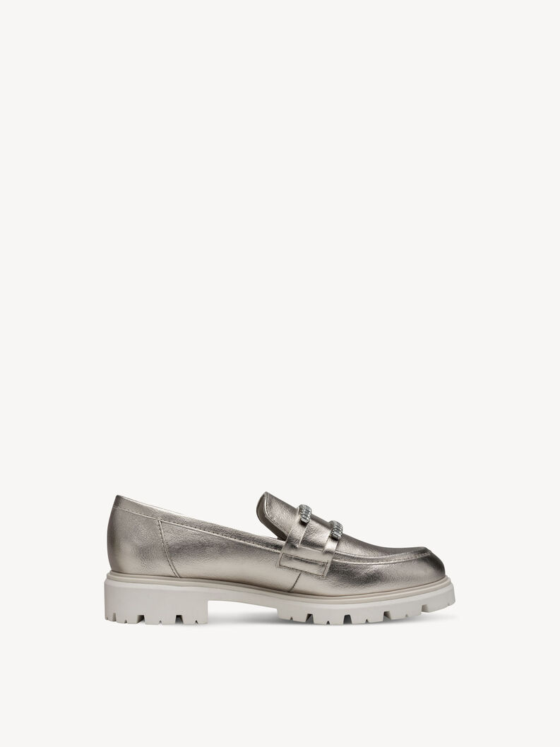 Slipper - metallic, PLATINUM, hi-res