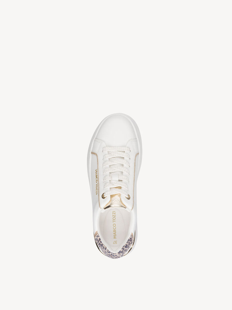 Sneaker - wei&szlig;, WHITE/GOLD, hi-res