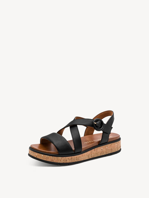 Sandale - schwarz, BLACK, hi-res