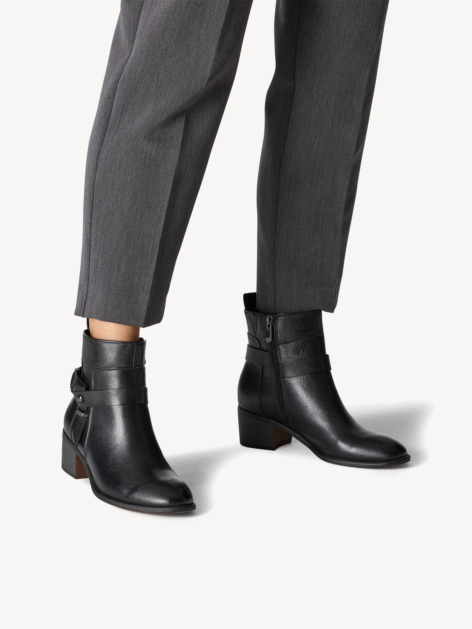 Marco Tozzi by Guido Maria Kretschmer 2-85308-43 Dameslaarsjes, met rits en slip, zwart, 39 EU, zwart, 39 EU