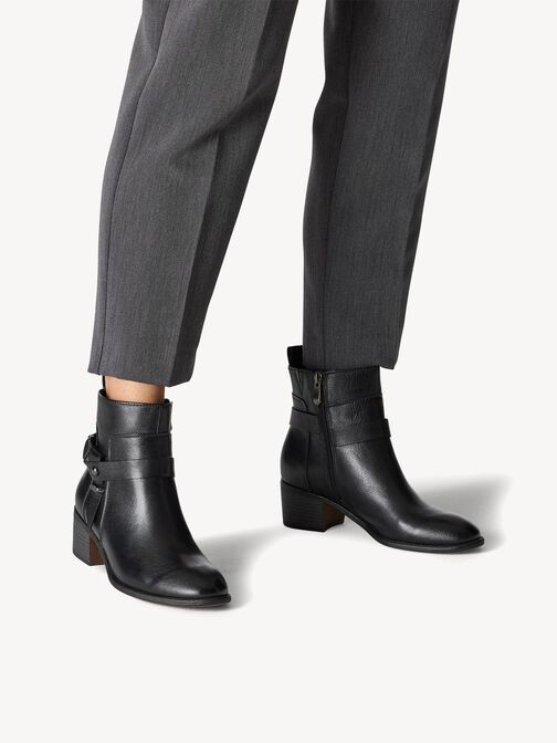 Stiefelette - schwarz, BLACK, hi-res