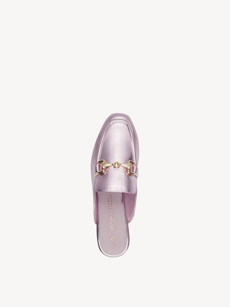 Heeled sandal - metallic, BERRY METALLIC, hi-res