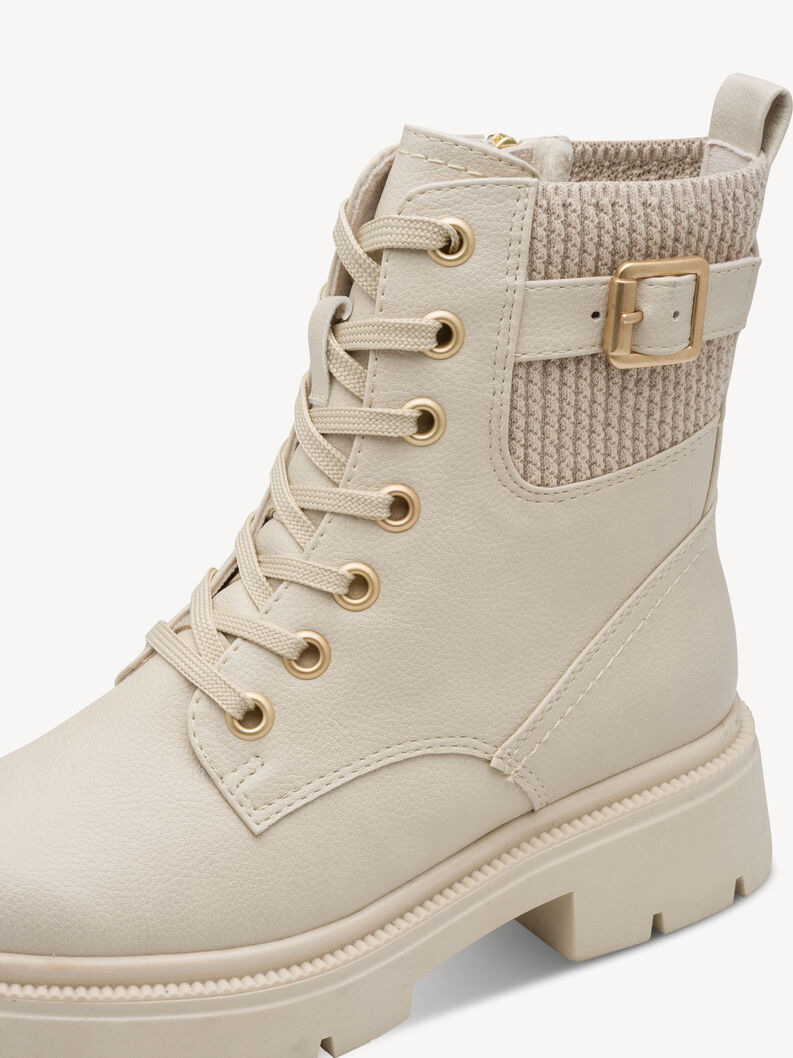 Stiefelette - beige Warmfutter, CREAM, hi-res