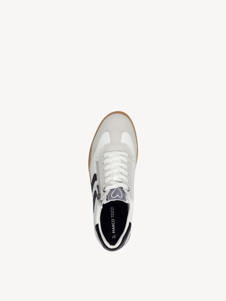 Sneaker - white, WHITE/BLACK, hi-res