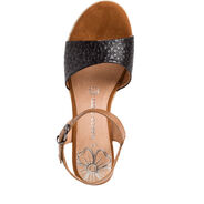 Heeled sandal - black, BLACK COMB, hi-res
