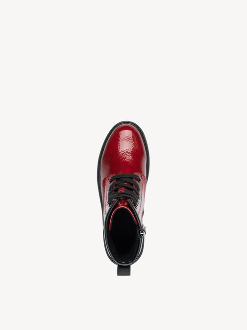 Stiefelette - rot, DK.RED PAT., hi-res