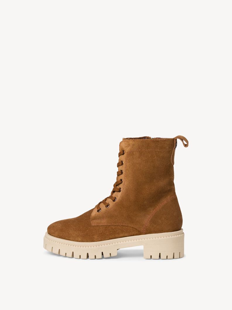 Lederstiefelette - braun, COGNAC, hi-res