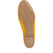 Lederslipper - gelb, YELLOW, hi-res