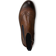 Leather Bootie - brown, MUSCAT ANTIC, hi-res