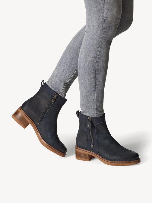 Stiefelette - blau, NAVY COMB, hi-res