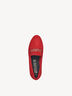 Leather Slipper - red, RED, hi-res
