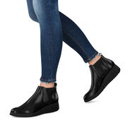 Bottine Chelsea en cuir - noir, BLACK ANTIC, hi-res