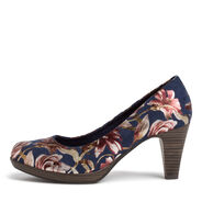 Pumps - blau, NAVY FLOWER, hi-res