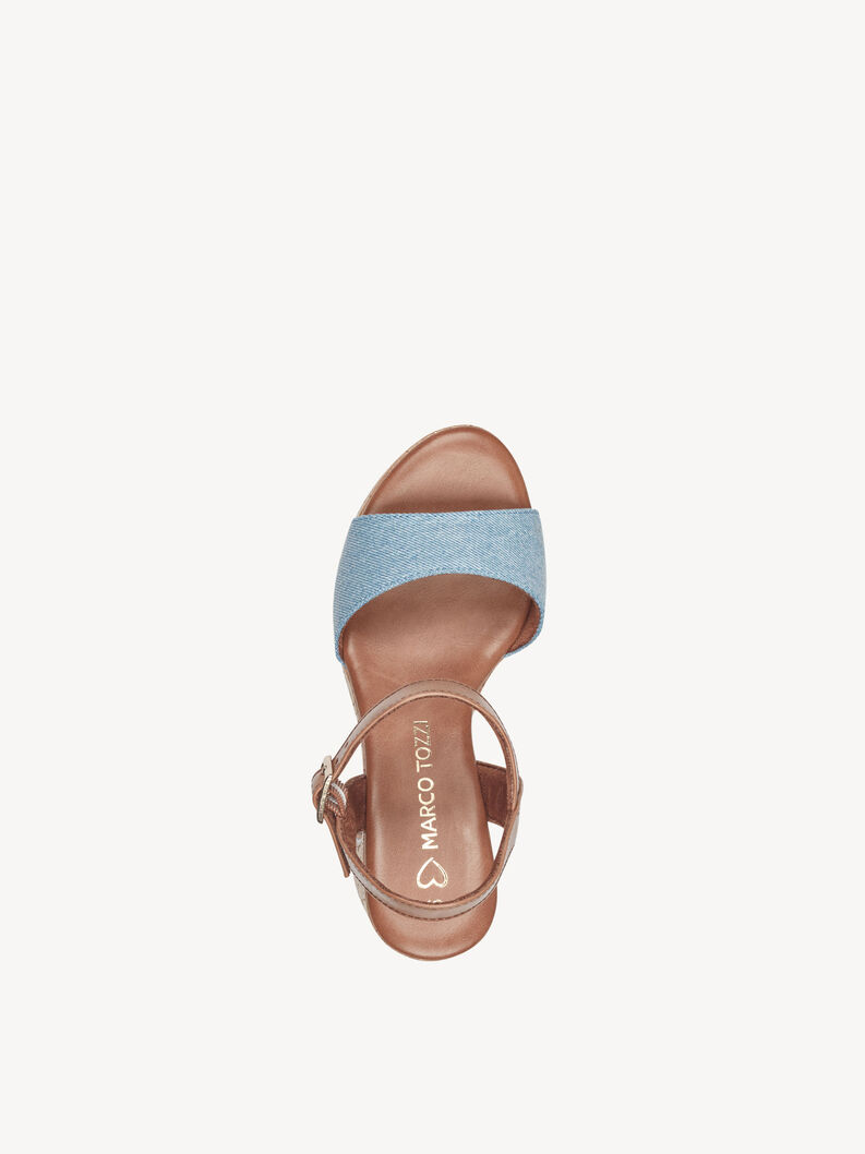 Sandal - blue, JEANS COMB, hi-res