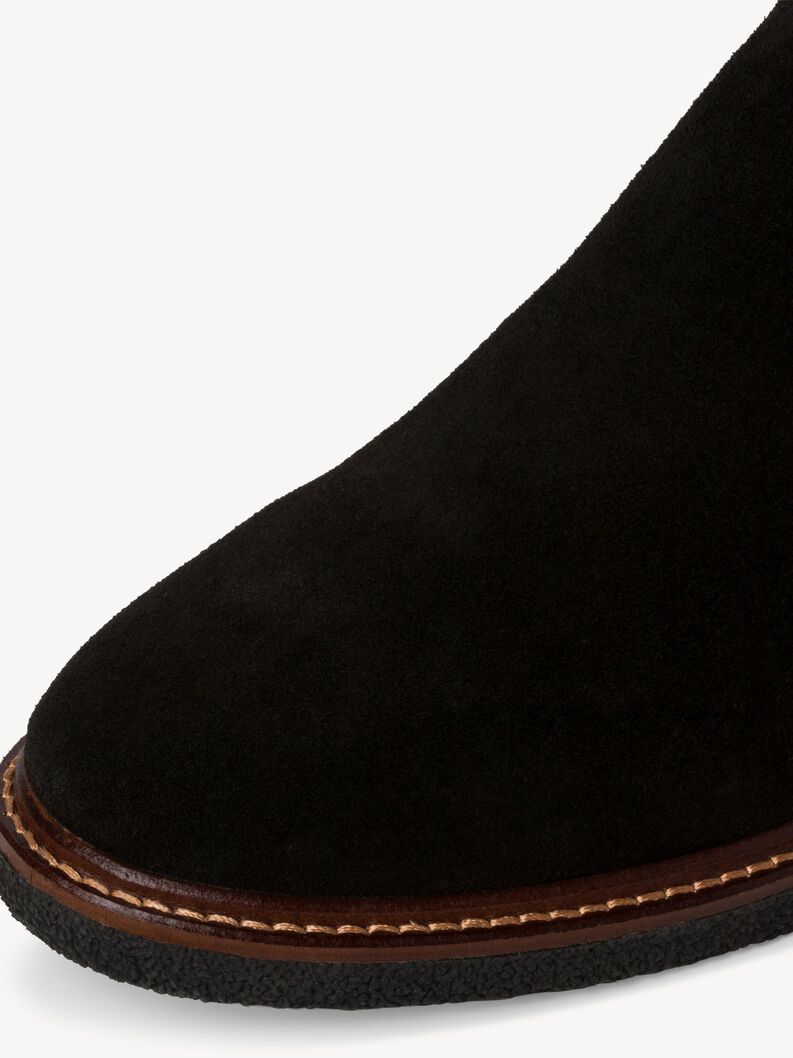 Leder Chelsea Boot - schwarz, BLACK, hi-res