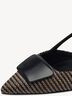 Slingpumps - schwarz, BLACK COMB, hi-res