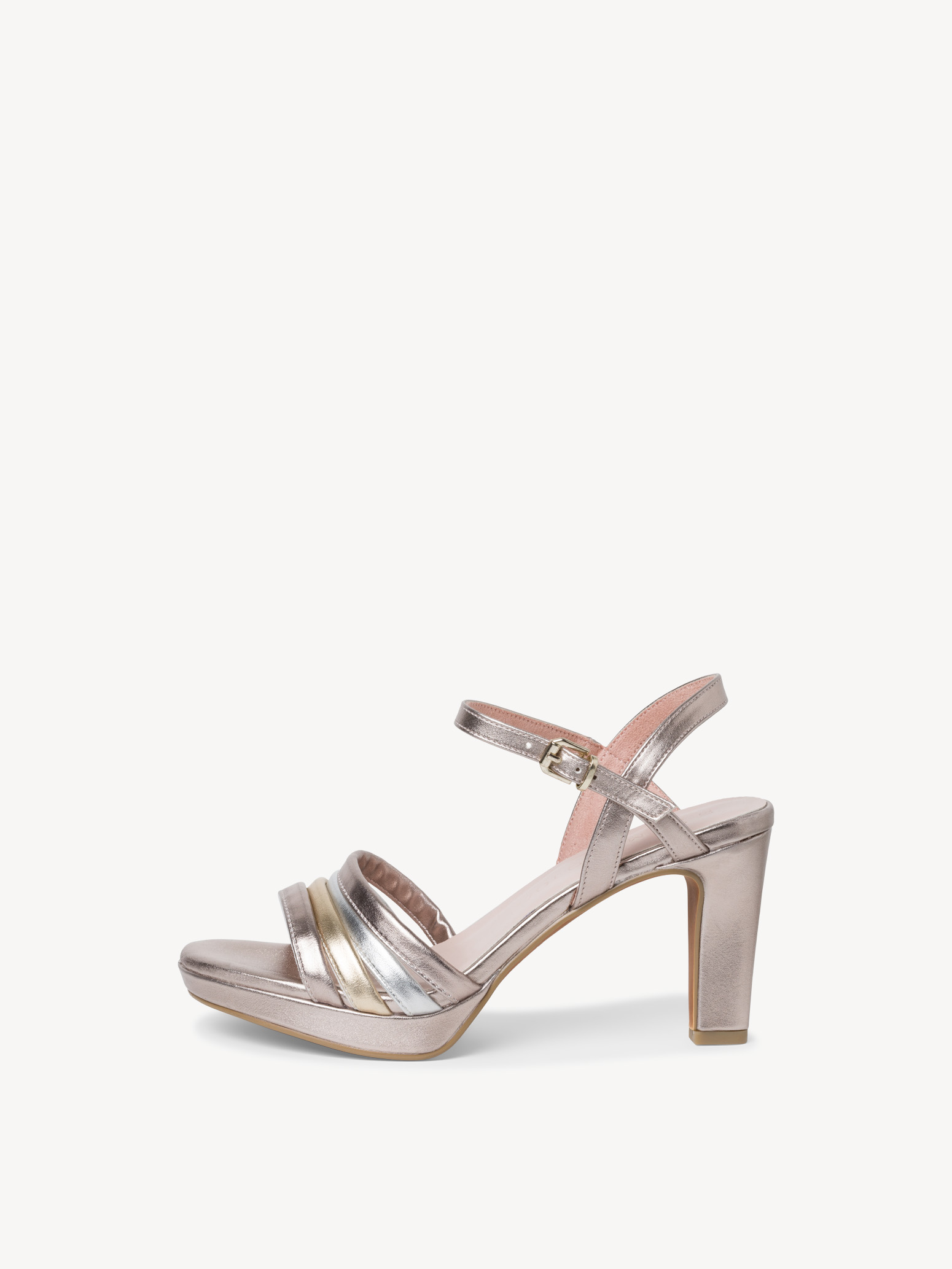 Heeled sandal - rose