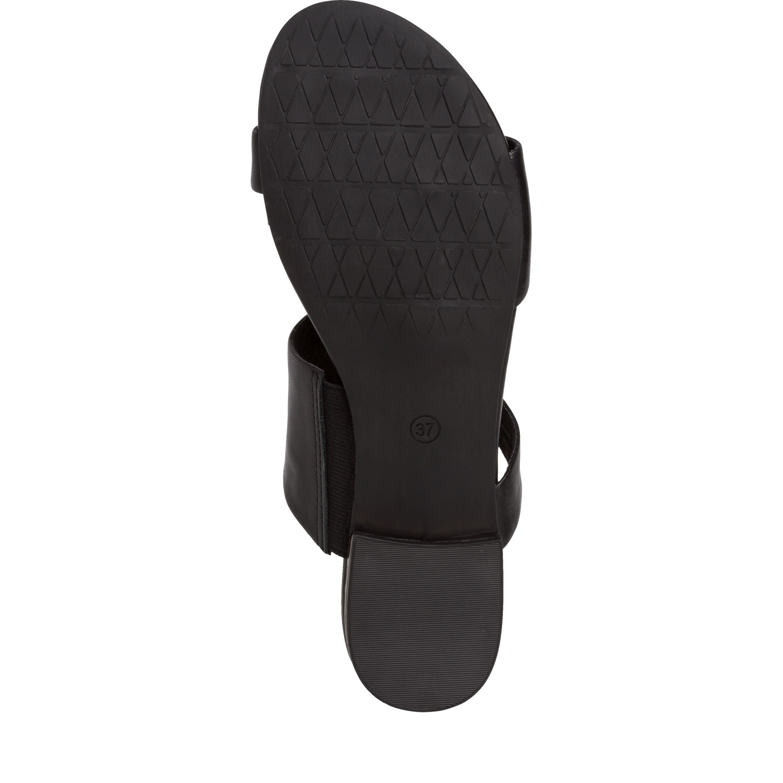 Lederpantolette - schwarz, BLACK, hi-res