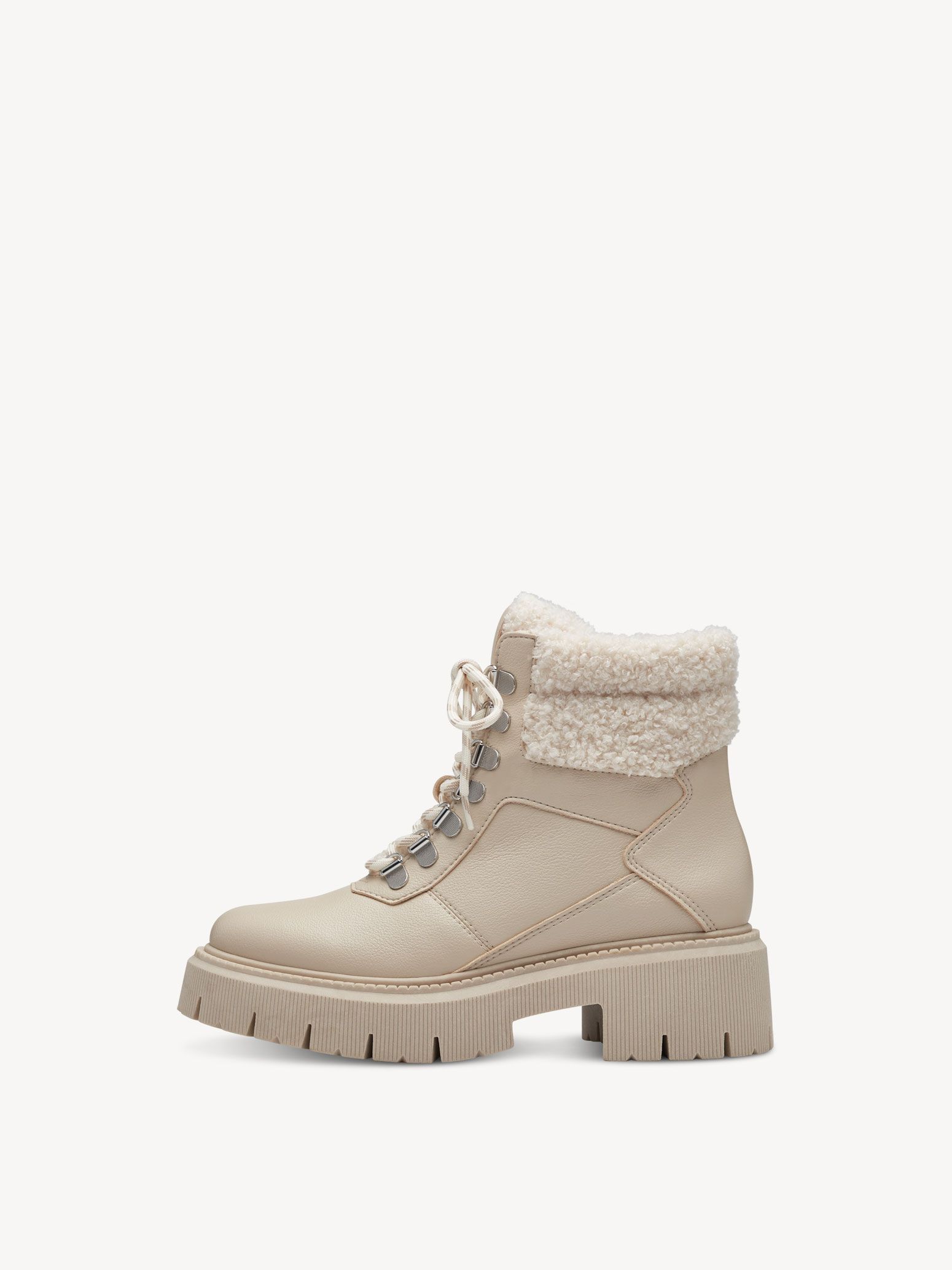 Stiefelette - beige Warmfutter