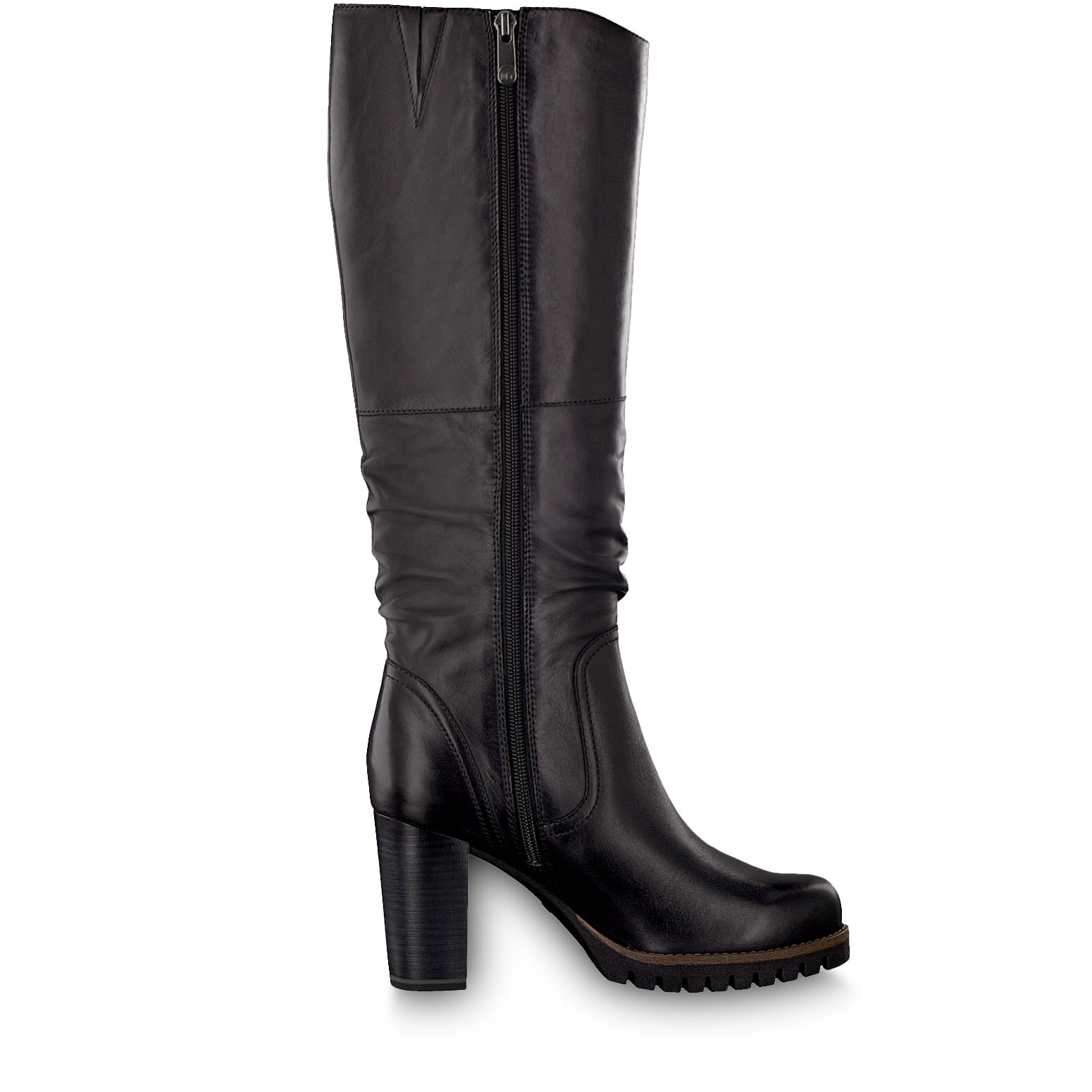 Leather Boots - black, BLACK ANTIC, hi-res