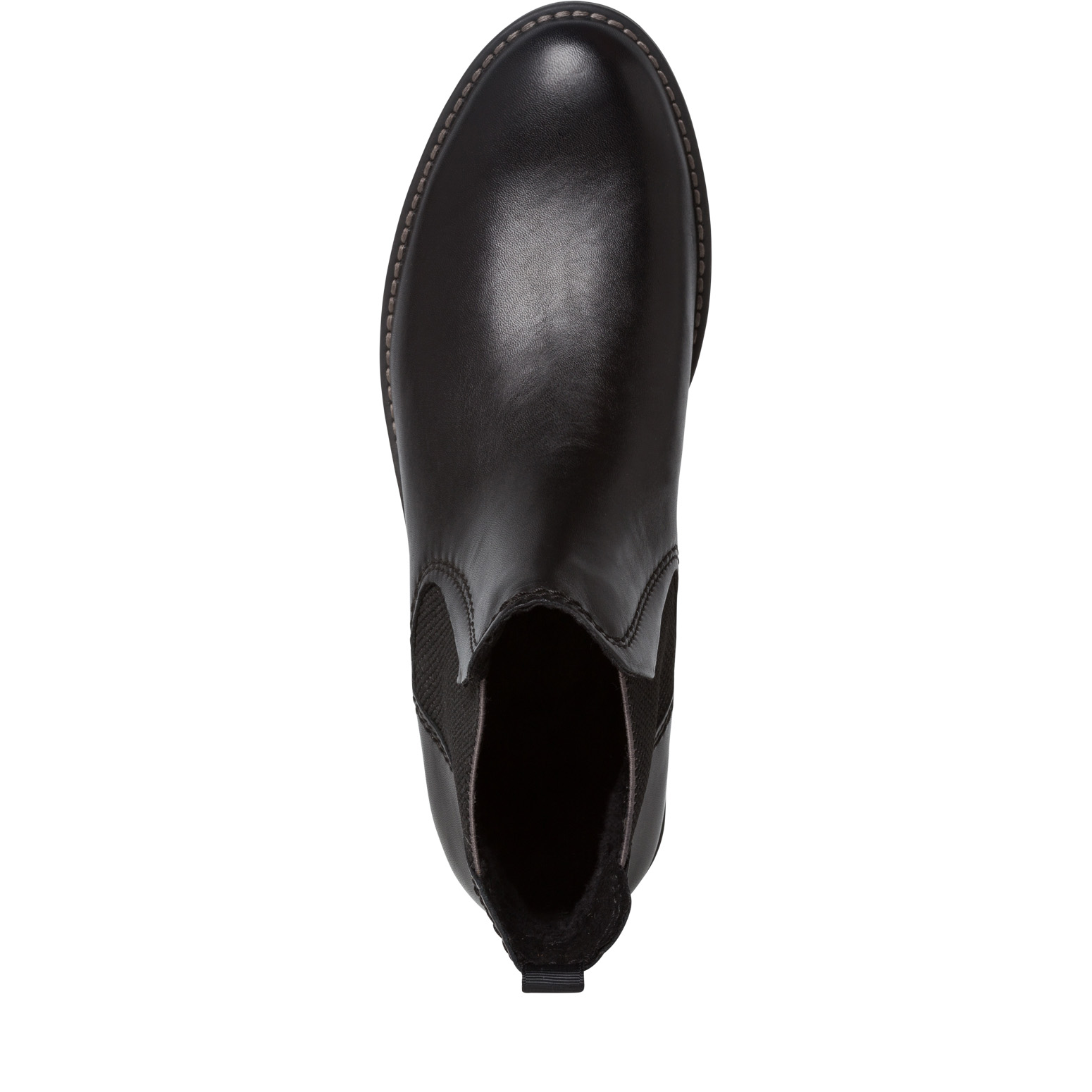 Leather Chelsea boot - black, BLACK ANTIC, hi-res