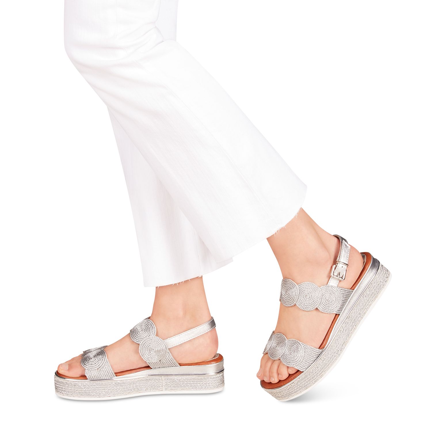 Sandale - metallic, SILVER, hi-res
