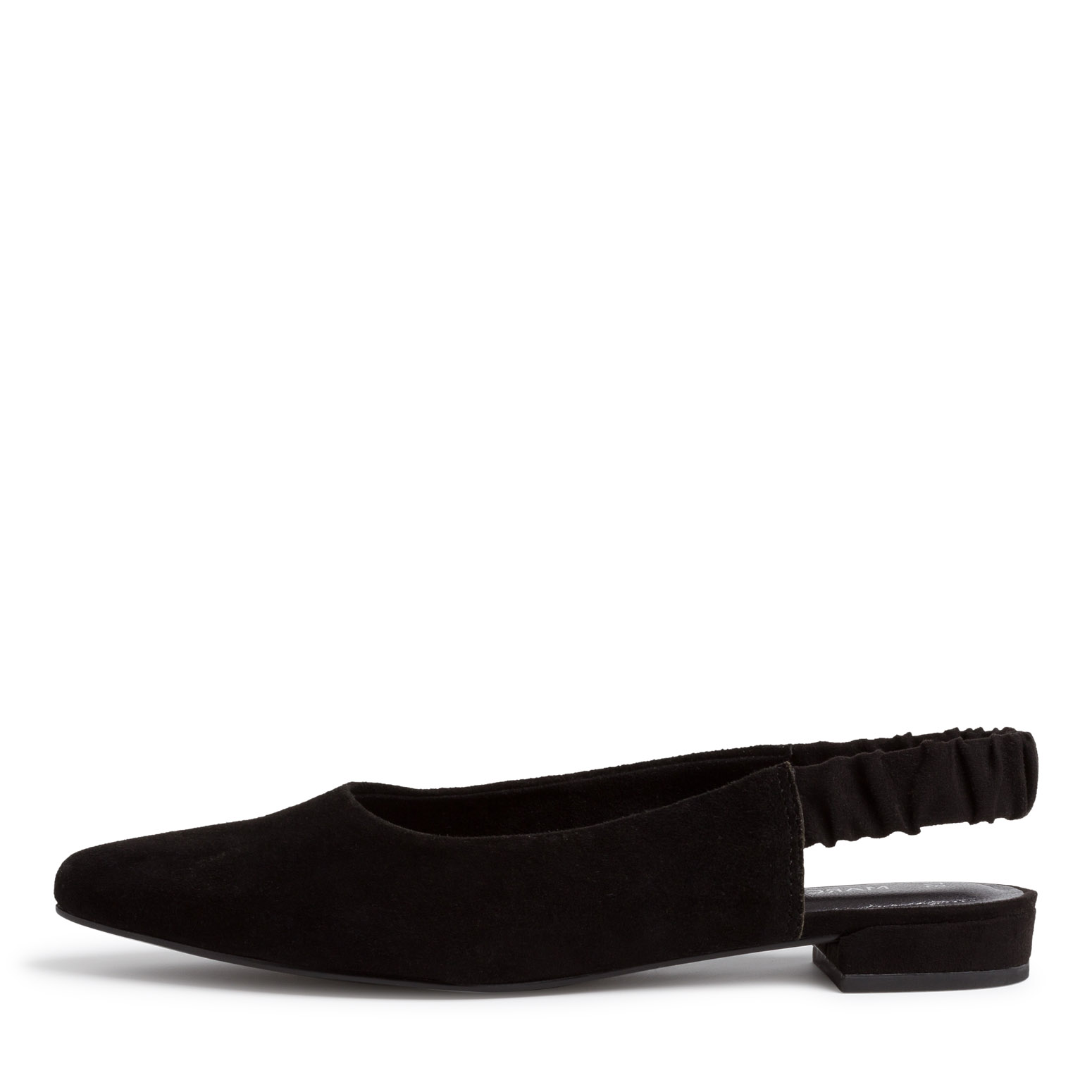 Lederslingpumps - schwarz, BLACK, hi-res