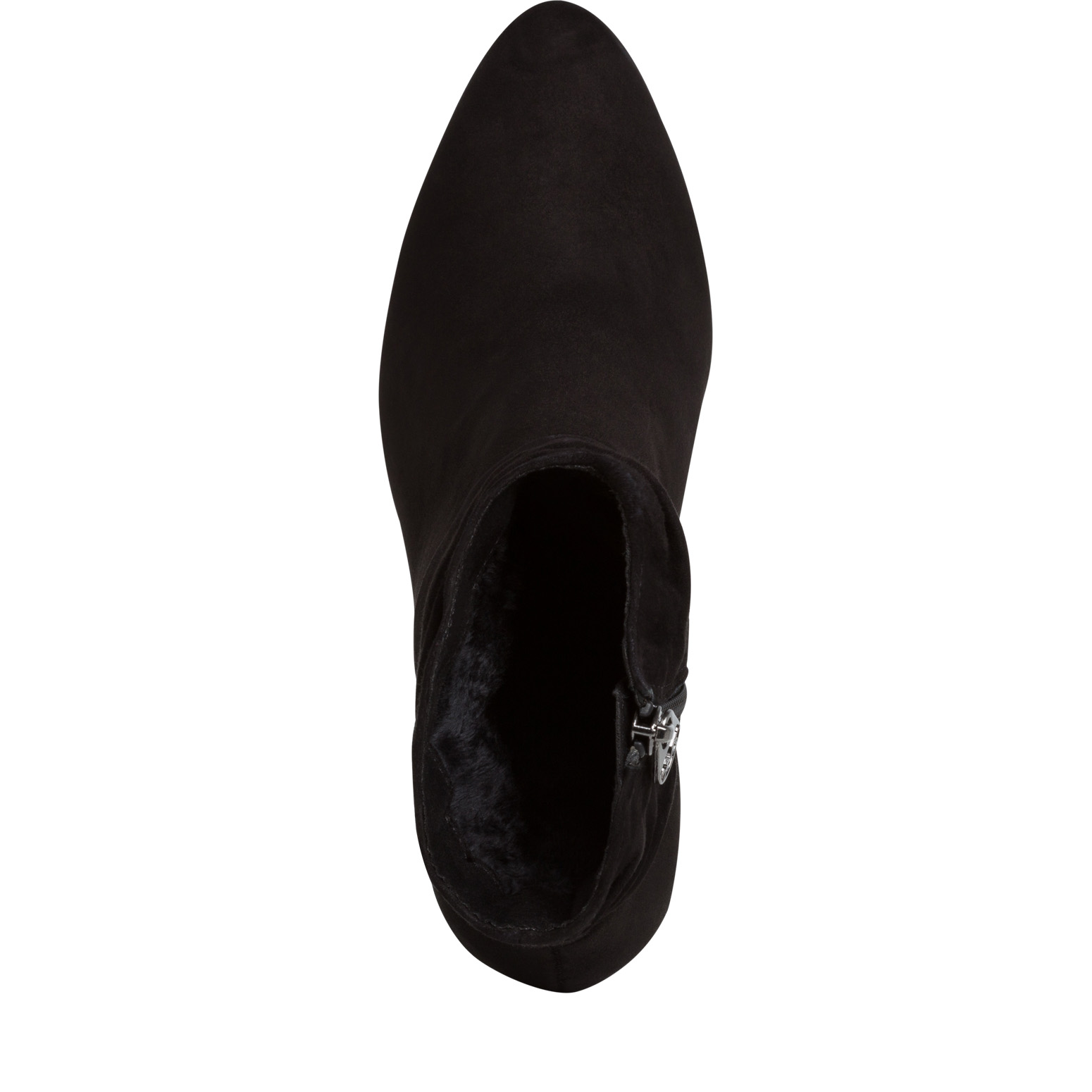 Lederstiefelette - schwarz, BLACK, hi-res
