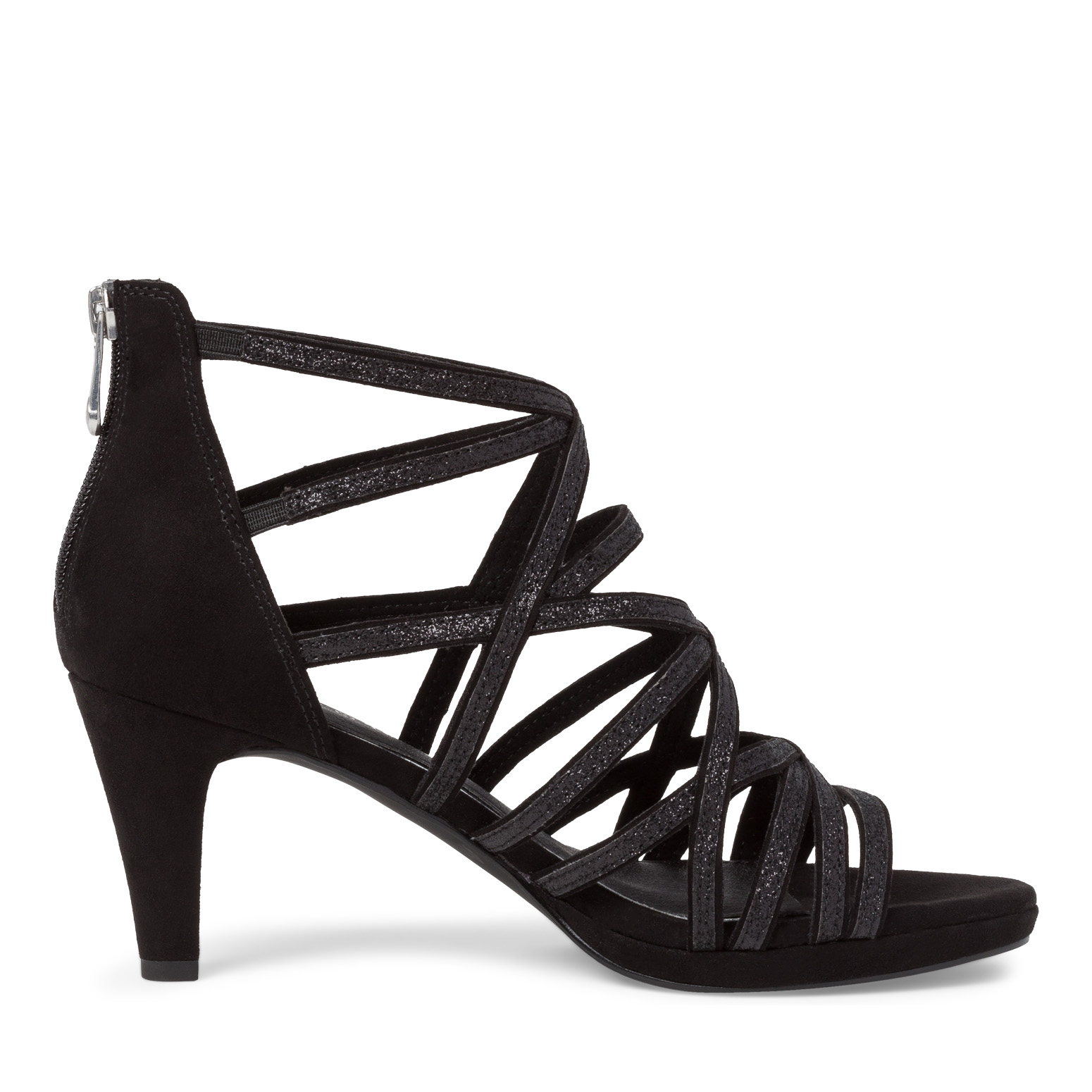 Sandalette - schwarz, BLACK COMB, hi-res