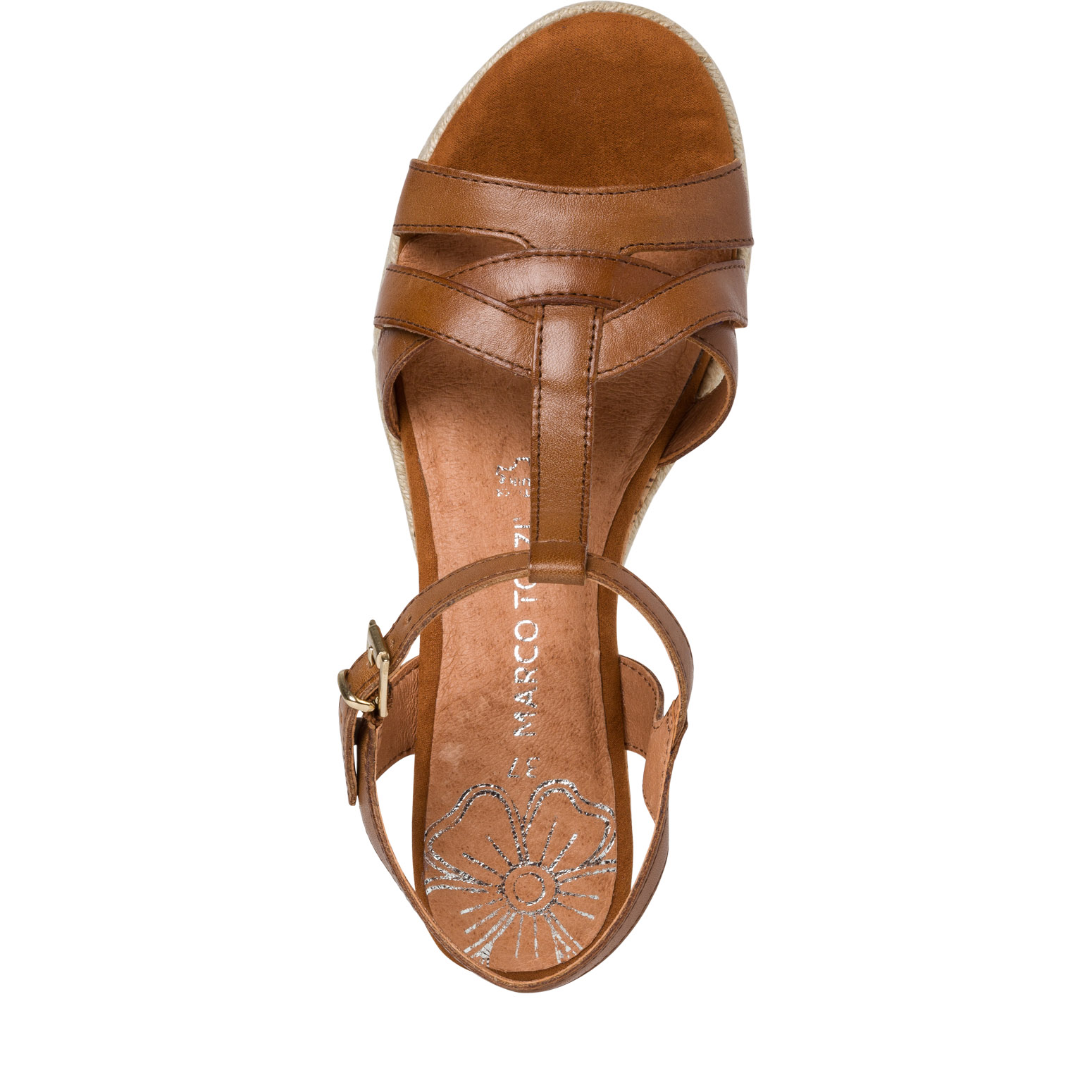 Ledersandalette - braun, NUT, hi-res