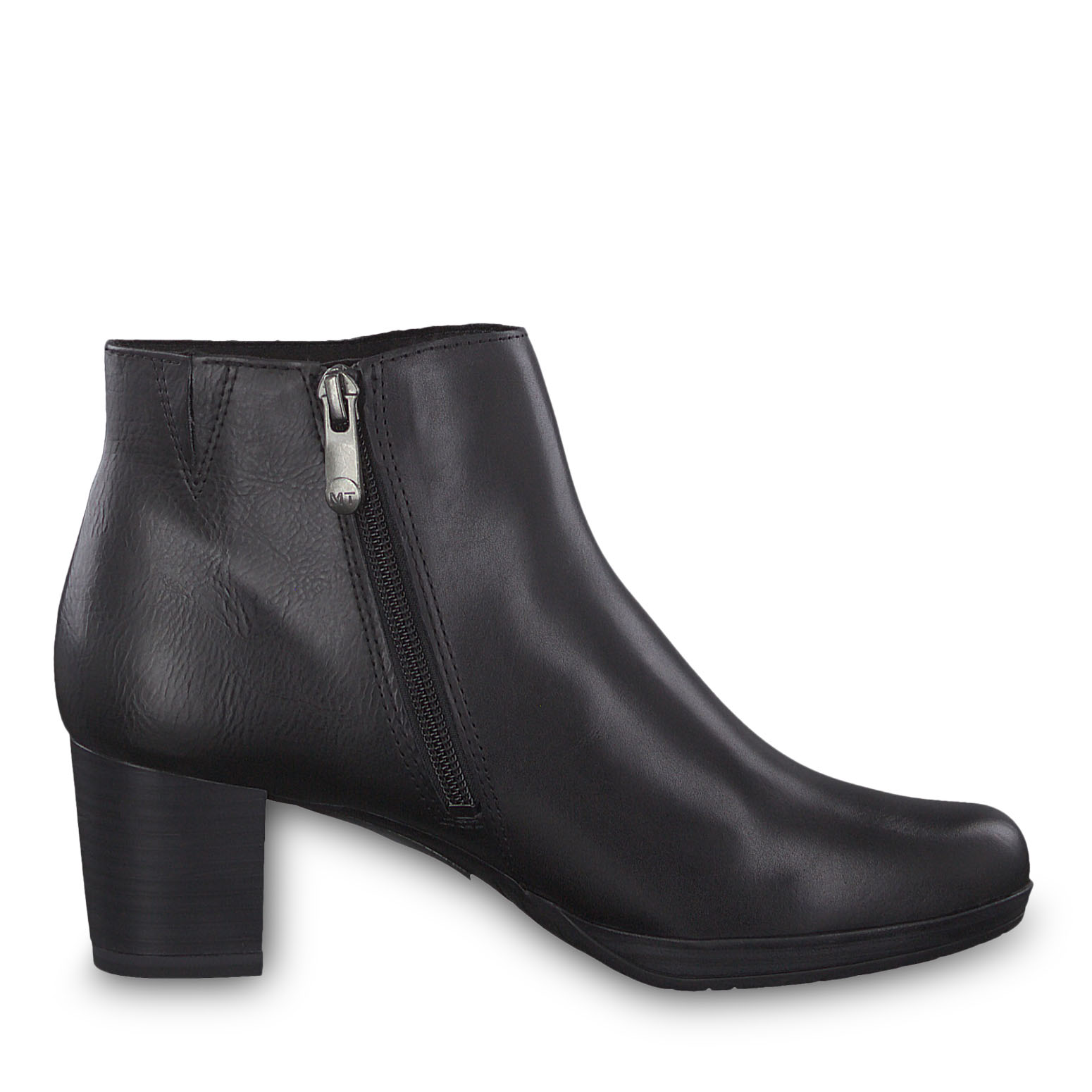 Bottine en cuir - noir, BLACK ANTIC, hi-res